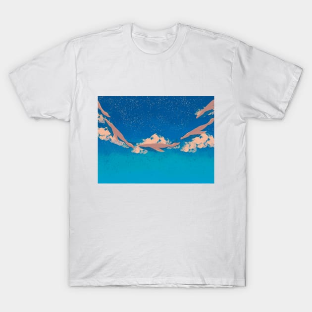 Whales T-Shirt by Rania Younis